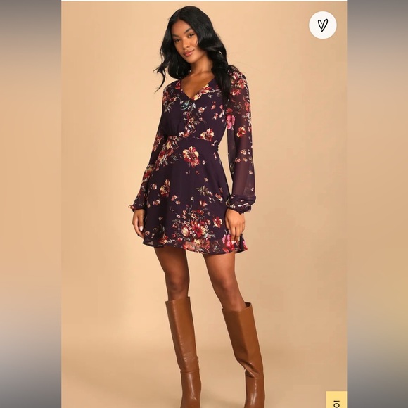 Worn once and just pulled it out of the dry cleaning bag. Lulus dress. - Picture 1 of 3